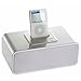RockridgeSound Elav 4 Lautsprechersystem mit Dockingstation für Apple iPod weiß