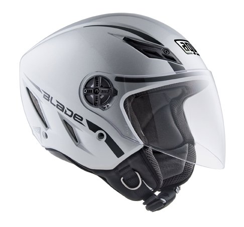 2013 AGV Blade Mono Motorcycle Helmets - SILVER XS On Sale