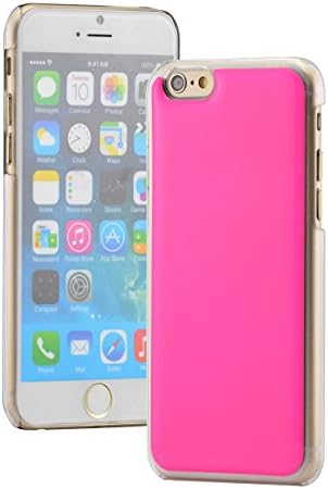 Tttstore Anti-Gravity Candy Color Inside Glitter Bling Selfie Magical Sticky Case for iPhone 6 6s 4.7 (Hot Pink)