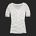 Abercrombie & Fitch Knit Layer Regina - White Color (Size: Small)