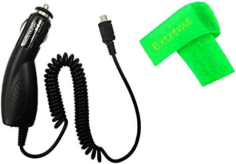 Car Charger Adaptor Micro USB for LG Cosmos 3 VN251S LG Cosmos 2 VN251 + Extreme Band (Car Charger)