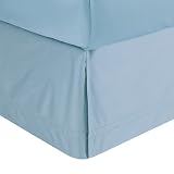 Fieldcrest Luxury Bedskirt - Cool Sky