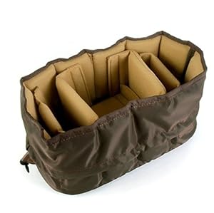Ciesta Flexible Camera Insert Partition for DSLR SLR Lens (Brown / Medium)