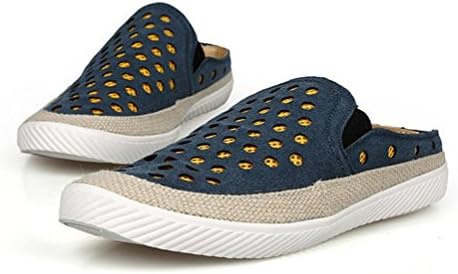 Kingchan Men's Artificial Nubuck Leather Honeycomb Loafers Slipper Grey