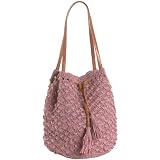 Mar Y Sol Solana Crochet Raffia Drawstring Sho