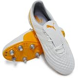 プーマ(puma) デルムンドSLワイド SG ホワイト×オレンジ プーマ サッカースパイク
