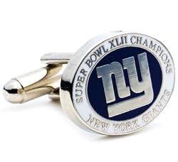 New York NY Giants '08 SB Cufflinks Cuff Links