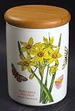 Portmeirion Botanic Garden Jar-Storage & Lid 5, Fine China Dinnerware