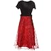 Plus Size Girls Clothes RED Christmas Dress BONNIE JEAN Girl 12.5-20.5