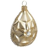 Ornaments To Remember Pear-shaped Diamond Hand-Blown Glass Ornament