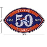 3pcs Denver Broncos Anniversary Logo Embroidered Iron on Patches Kid Biker Band Appliques for Jeans Pants Apparel Great Gift for Dad Mom Man Women Free Shipping From Thailand - High Quality Embroidery Cloth & 100% Customer Satisfaction Guarantee
