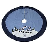 48 NFL Tennessee Titans Snowman Christmas Tree Skirt