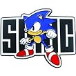 Sonic the Hedgehog Enameled Metal Belt Buckle