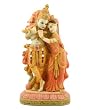 Casted Stone Colorful Radha Krishna Statue