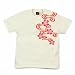 【メンズ手描き発泡渦桜柄Ｔシャツ】和柄で大人気の桜柄をよりカジュアルに表現した和柄Tシャツ！