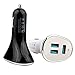 Oenbopo Universal Mini Bullet 6.3A 3-Port USB 3.0 Car Charger Power Adapter High Speed for Iphone6s 6plus Samsung Note5 4 3 S6 S5 Cellphone Tablets IPad Pro Ipad Mini4 (New Black)
