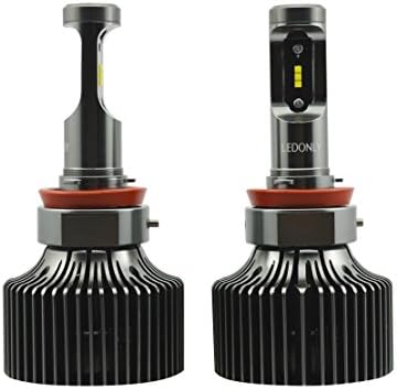 LEDONLY All-in-one Cast Aluminum Heavy Duty 60W 6800LM H11/H8 LED Auto Headlight with Adjustable Focus Length 6000K OEM Grade