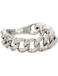 Phillips Frankel "Affair" Diamond White Gold Chain Link Ring