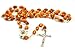 My Caring Cross Olive Wood Rosary Necklaces (Catholic Rosary Necklace, Holy Land Soil)