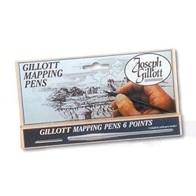 Joseph Gillot Dip Pen Mapping Set