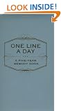One Line a Day: A Five-Year Memory Book