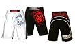 CONTRACT KILLER "ARROGANT" MMA WHITE FIGHT SHORTS SIZE 37 XX-LARGE