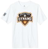 adidas Houston Dynamo Youth Giant Crest Tee (Medium)