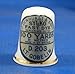 Porcelain China Collectable Thimble - Sylko Fast Dye Sewing Thread -- Free Gift Box