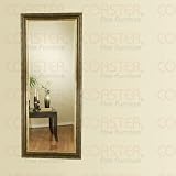 Coaster Contemporary Rectangular Wood and Gold Mirror