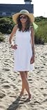 White Eyelet Halter Dress