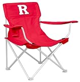 Rutgers Scarlet Knights Nylon Tailgate Chair - Adult NCAA College Athletics Sports Fan Merchandise