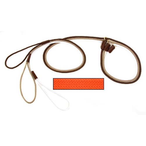 Mendota British Show Slip Lead 1/8 Inch X 54 Inch - Orange