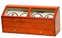 Eight automatic watch winder burl wood color BEL-644-BB