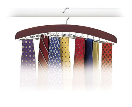 Closet Accessories 24 Tie Hardwood Hanger