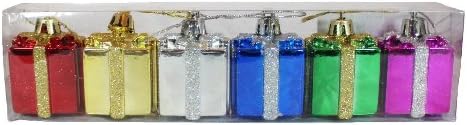 6pk Shatterproof Gift Box Christmas Tree Ornaments/Decorations