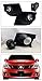 Jdm Chrome Clear Front Bumper Driving Fog Lights Lamps+Switch Nissan Versa