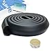 KF Baby Table Edge Guard, Black, with kilofly Refrigerator Magnet
