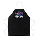 Attitude Apron I'm an Artist That's Why Apron, Black, One Size Fits Most
