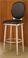 Franklin Silver Leather Bar Stool (Set of 2)