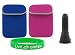 Non-OEM Amazon Kindle 2 Neoprene Sleeve Case with Black USB Car Charger