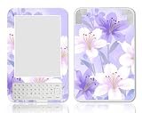Bundle Monster Amazon Kindle 3 Ebook Vinyl Skin Cover Art Decal Sticker Protector Accessories - Fit 3rd Generation - White Flower