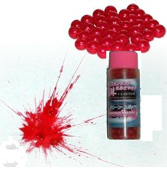 200 Kugeln Softair Paintball Munition rot Farbkugeln Paintballs