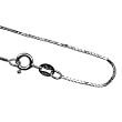 Italian Box Link Platinum Overlay Sterling Silver Chain Italian Box Link Platinum Overlay Sterling Silver Chain