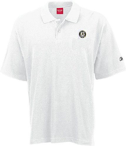 Oakland A's White Adult MLB Polo Shirt By Reebok (XL=48)