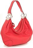 Large ''Triple Pleated'' Slouchy Hobo - Yellow, Reddish Pink or Tan