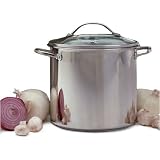 Review Progressive SPHD-8 / Progressive International Stainless Steel 8 Quart SS High Dome Stock Pot