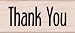 Hero Arts Woodblock Stamp Thank You
