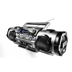 Karcher RR 512 Radio Boombox (Doppelkassettendeck, CD-/MP3-Player, USB 2.0)