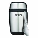 Thermos Barrel Stainless Steel Food Jar with Spoon, 480ml