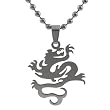Stainless Steel Polished Dragon Necklace
